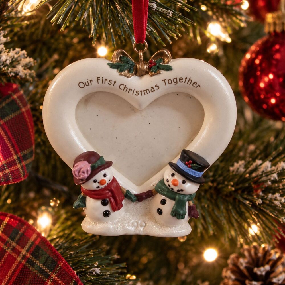 Hallmark Photo Holder Ornament Keepsake Collection First Christmas Together